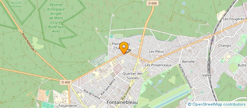 localisation de l'entreprise MADAME CAROLINE RIVIERE à FONTAINEBLEAU