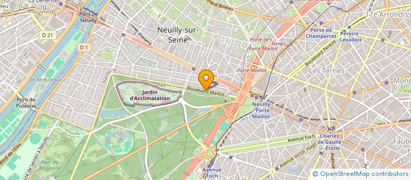 localisation de l'entreprise MADAME CAROLINE RIVOAL à NEUILLY-SUR-SEINE