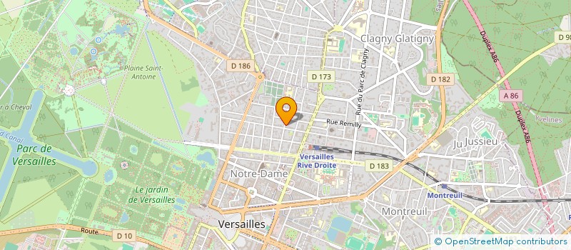 localisation de l'entreprise MADAME CAROLINE RIZZA à VERSAILLES