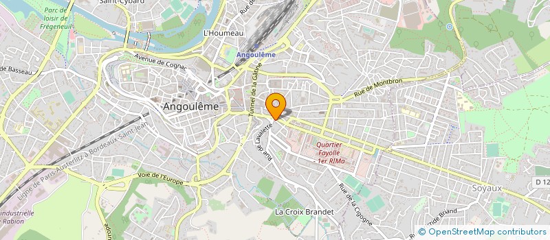 localisation de l'entreprise MADAME CAROLINE ROBERT à ANGOULEME