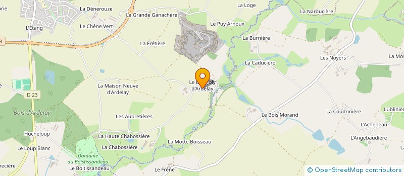 localisation de l'entreprise MADAME CAROLINE ROBIN à LES HERBIERS
