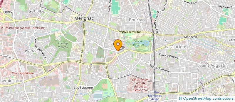 localisation de l'entreprise MADAME CAROLINE ROCFORT  MERIGNAC