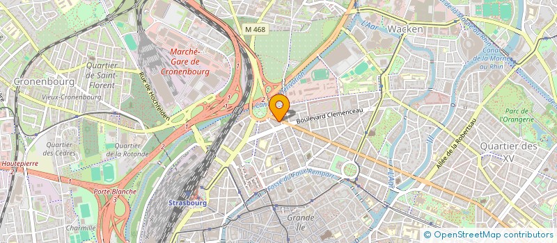 localisation de l'entreprise MADAME CAROLINE ROHRBACHER à STRASBOURG