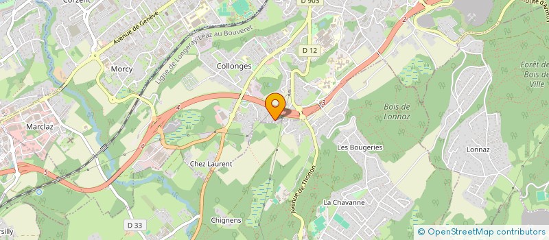 localisation de l'entreprise MADAME CAROLINE ROIGT à THONON-LES-BAINS