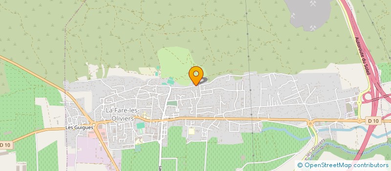 localisation de l'entreprise MADAME CAROLINE RONCO  LA FARE-LES-OLIVIERS