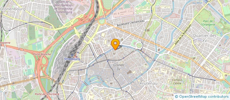 localisation de l'entreprise MADAME CAROLINE ROQUES à STRASBOURG