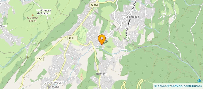 localisation de l'entreprise MADAME CAROLINE ROSAND  VAULNAVEYS-LE-HAUT