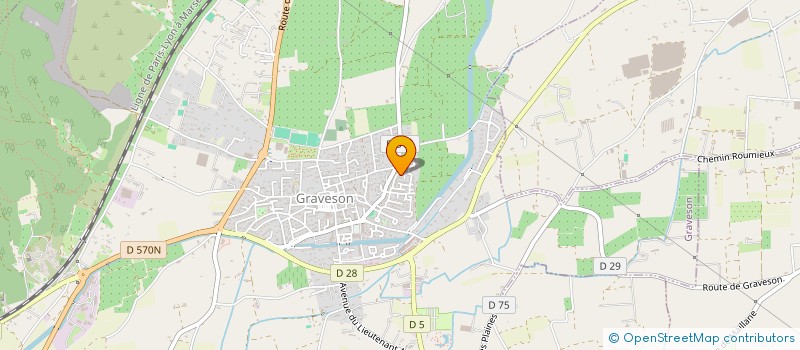 localisation de l'entreprise MADAME CAROLINE ROSANT  GRAVESON