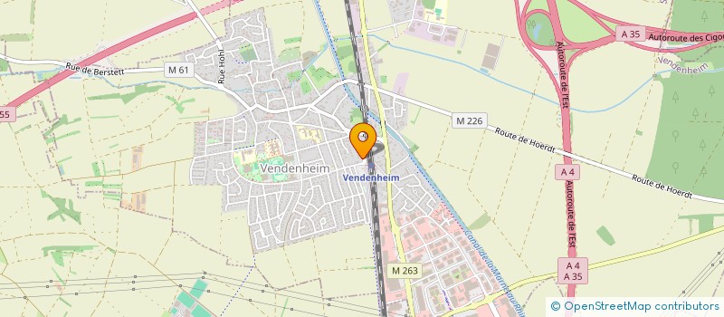 localisation de l'entreprise MADAME CAROLINE ROSENSTIEHL  VENDENHEIM