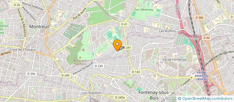 localisation de l'entreprise MADAME CAROLINE ROSIO à MONTREUIL