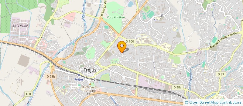 localisation de l'entreprise MADAME CAROLINE ROSSI à FREJUS