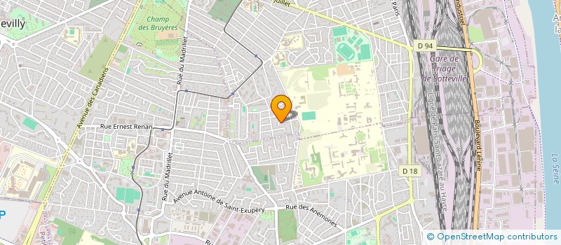 localisation de l'entreprise MADAME CAROLINE ROUENNIER  SOTTEVILLE-LES-ROUEN