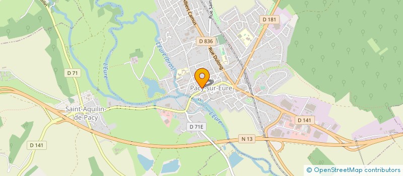 localisation de l'entreprise MADAME CAROLINE ROULAND  PACY-SUR-EURE