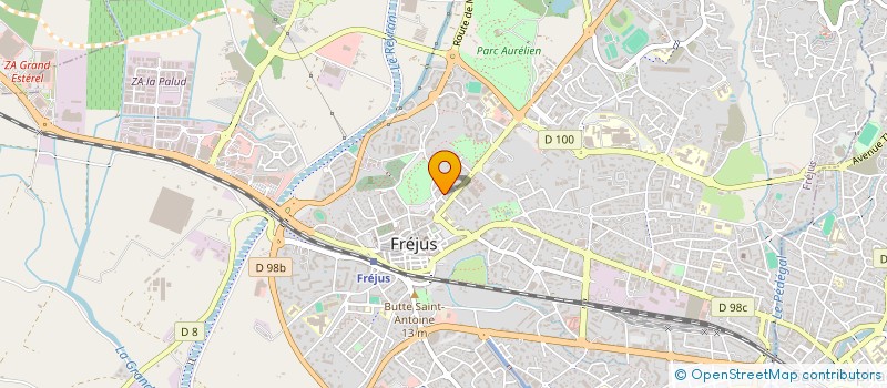 localisation de l'entreprise MADAME CAROLINE ROUSSEAU à FREJUS