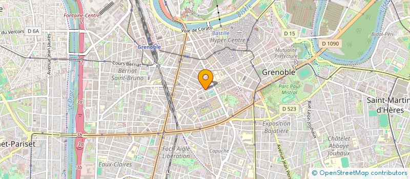 localisation de l'entreprise MADAME CAROLINE ROUSSEL  GRENOBLE
