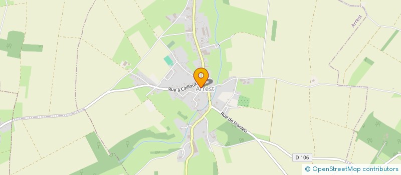 localisation de l'entreprise MADAME CAROLINE ROUSSEL à ARREST