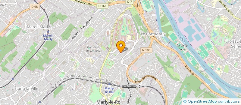 localisation de l'entreprise MADAME CAROLINE ROUSSET  MARLY-LE-ROI