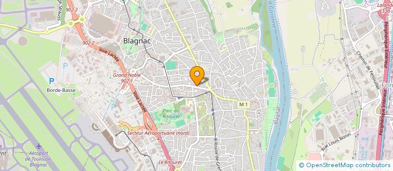 localisation de l'entreprise MADAME CAROLINE ROUVELLAT à BLAGNAC