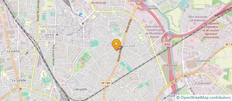 localisation de l'entreprise MADAME CAROLINE ROXANNE PEREZ à TOULOUSE