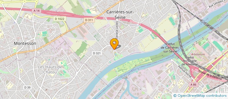 localisation de l'entreprise MADAME CAROLINE ROY à CARRIERES-SUR-SEINE