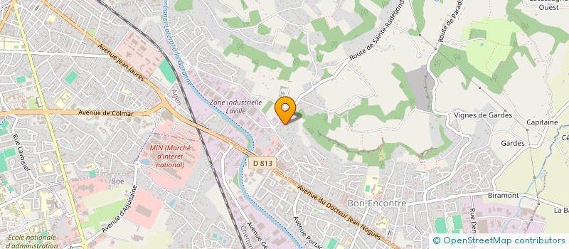 localisation de l'entreprise MADAME CAROLINE RUAT  CASTELCULIER