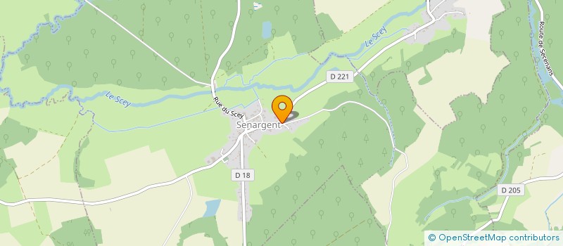 localisation de l'entreprise MADAME CAROLINE RUFF  SENARGENT-MIGNAFANS