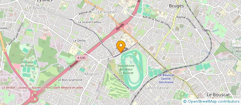 localisation de l'entreprise MADAME CAROLINE RUGGIA  EYSINES