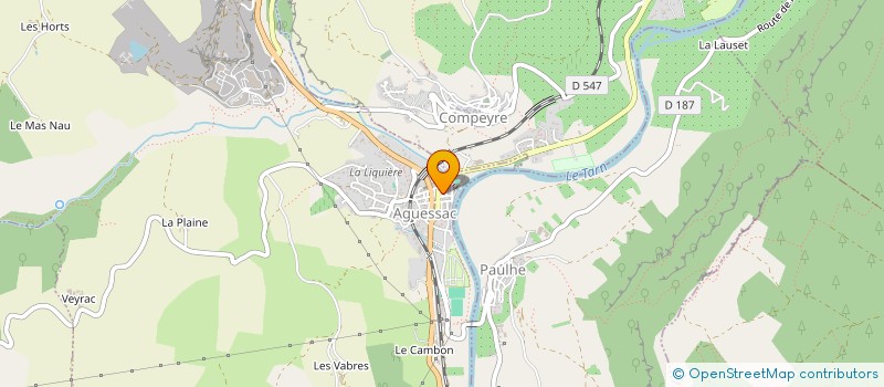 localisation de l'entreprise MADAME CAROLINE RUMILLY  AGUESSAC