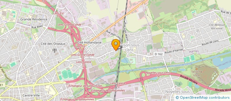 localisation de l'entreprise MADAME CAROLINE RYBARCZYK  LOISON-SOUS-LENS