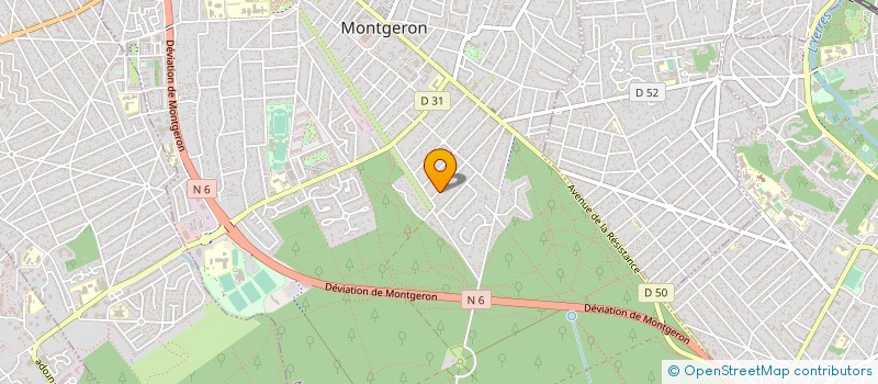 localisation de l'entreprise MADAME CAROLINE RZESZUTEK à MONTGERON