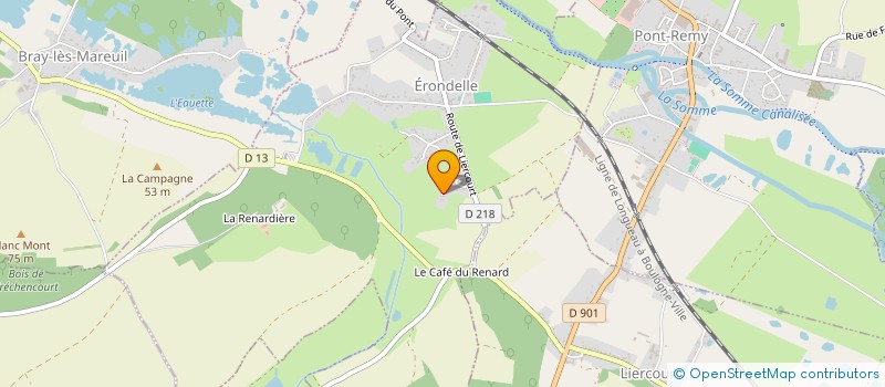 localisation de l'entreprise MADAME CAROLINE SABLON  ERONDELLE