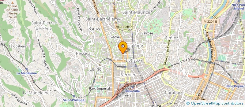 localisation de l'entreprise MADAME CAROLINE SACRESTE à NICE