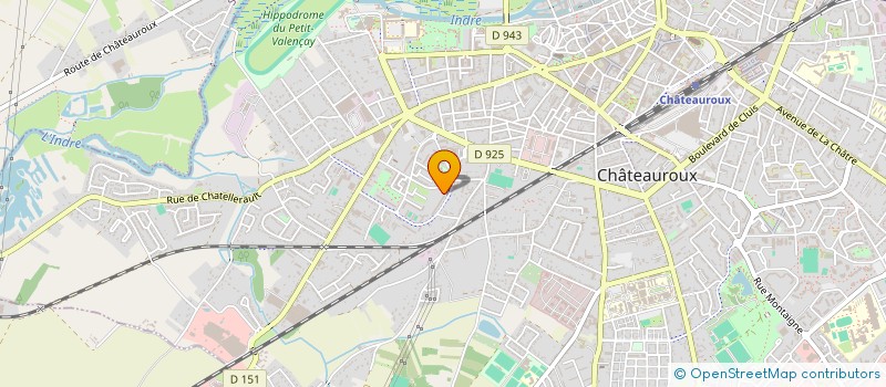 localisation de l'entreprise MADAME CAROLINE SAGNA à CHATEAUROUX
