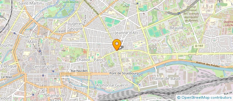 localisation de l'entreprise MADAME CAROLINE SAILLOUR  RENNES
