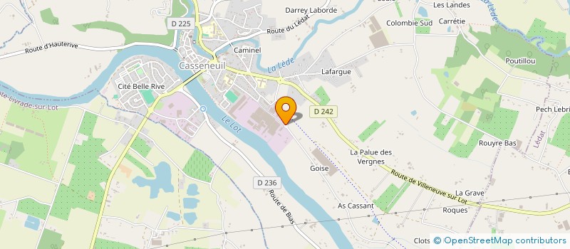 localisation de l'entreprise MADAME CAROLINE SAINT MARTIN à CASSENEUIL
