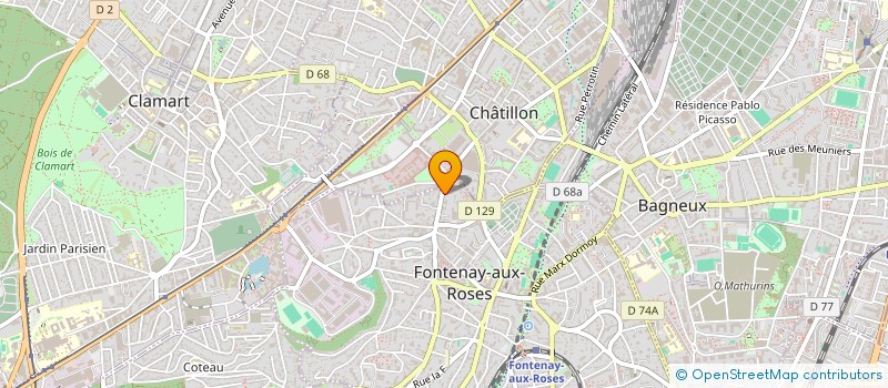 localisation de l'entreprise MADAME CAROLINE SAJEVY à FONTENAY-AUX-ROSES