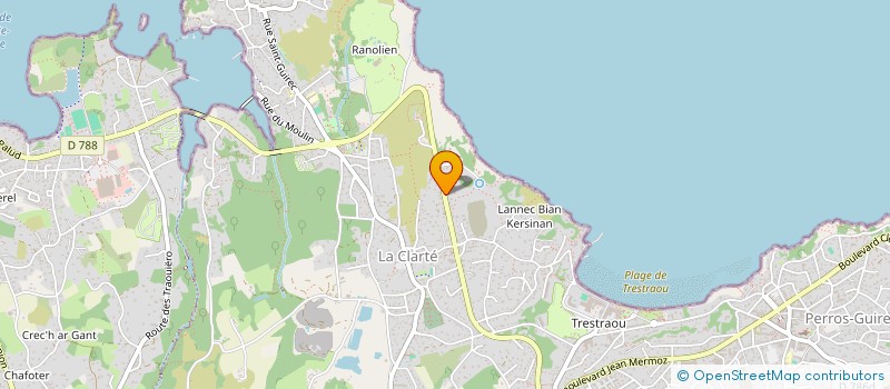 localisation de l'entreprise MADAME CAROLINE SALEMBIER à PERROS-GUIREC
