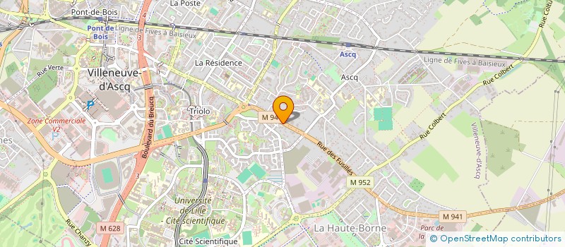 localisation de l'entreprise MADAME CAROLINE SALHI GORHAN  VILLENEUVE-D'ASCQ