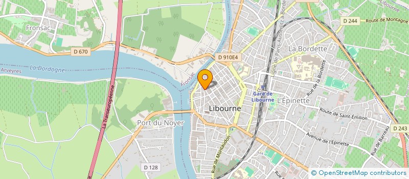 localisation de l'entreprise MADAME CAROLINE SALIVE à LIBOURNE