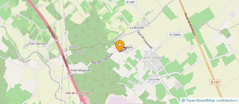 localisation de l'entreprise MADAME CAROLINE SALLON  SAINTES