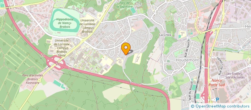 localisation de l'entreprise MADAME CAROLINE SAMHANI  VANDUVRE-LES-NANCY