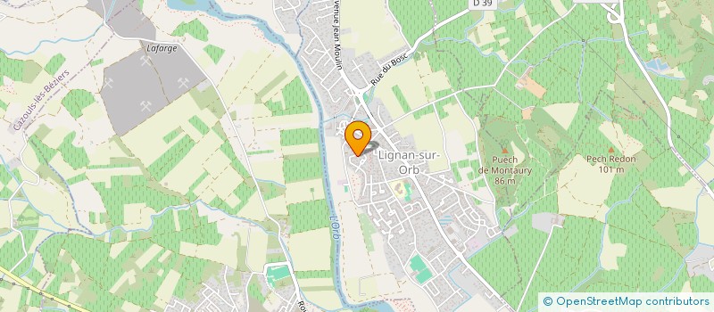 localisation de l'entreprise MADAME CAROLINE SAMPAIO à LIGNAN-SUR-ORB