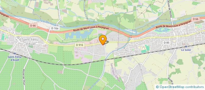 localisation de l'entreprise MADAME CAROLINE SANCHIZ  SAINT-FELIU-D'AVALL