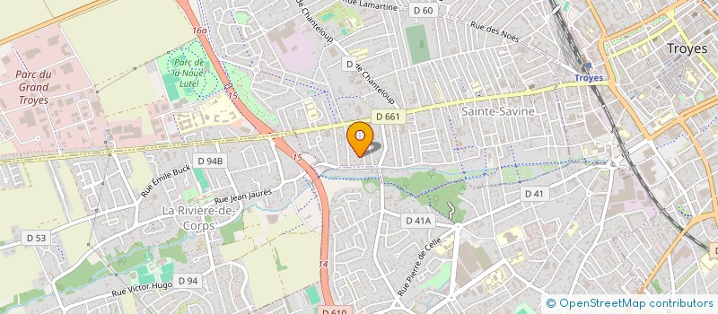 localisation de l'entreprise MADAME CAROLINE SANGRONIO  SAINTE-SAVINE