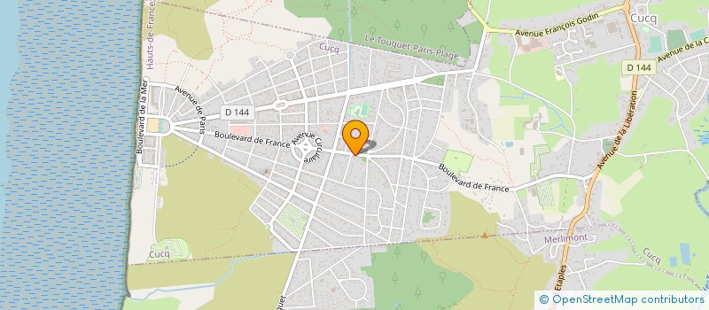 localisation de l'entreprise MADAME CAROLINE SANTERNE à CUCQ