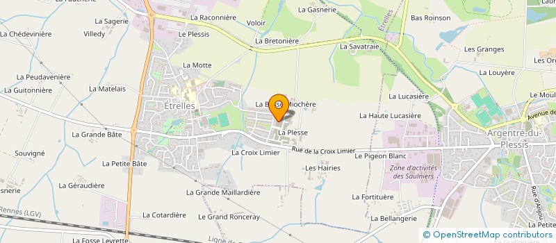 localisation de l'entreprise MADAME CAROLINE SANTIER  ETRELLES