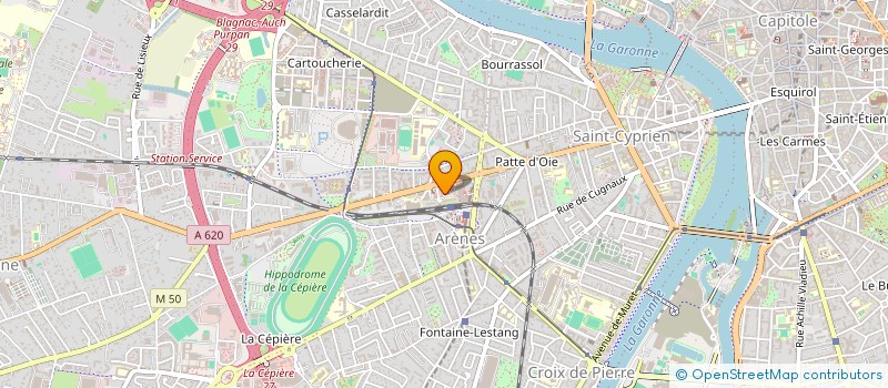localisation de l'entreprise MADAME CAROLINE SANZ à TOULOUSE
