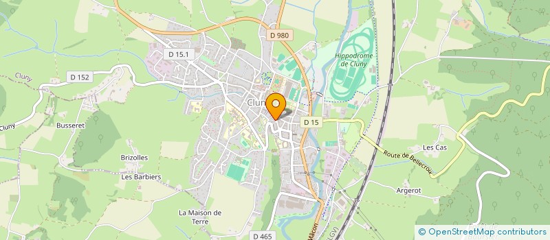 localisation de l'entreprise MADAME CAROLINE SARRAZIN  CLUNY