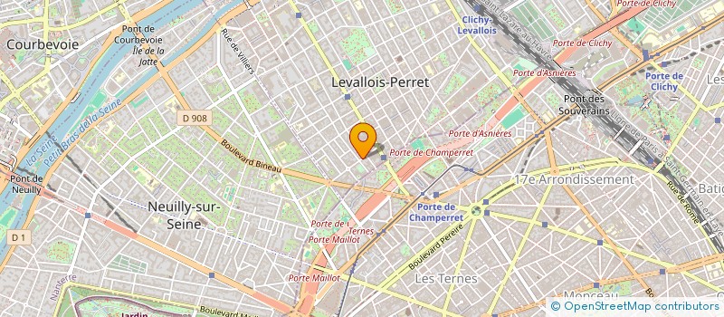 localisation de l'entreprise MADAME CAROLINE SAUVEUR à LEVALLOIS-PERRET