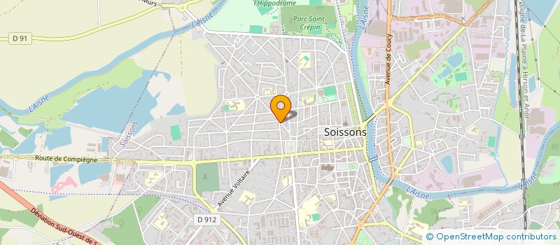 localisation de l'entreprise MADAME CAROLINE SAUZIN à SOISSONS